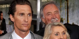 Matthew McConaughey's father dies while having sex