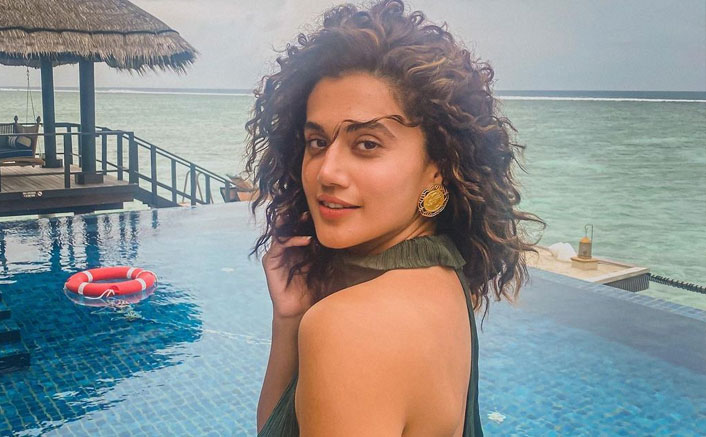 Taapsee back to work mode after Maldives break