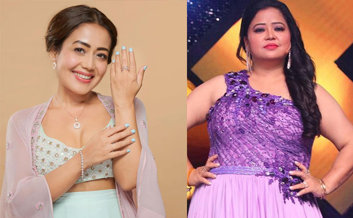 Bharti Singh Makes Fun Of Indian Idol Judge Neha Kakkar's Height(Pic credit: Instagram/bharti.laughterqueen, nehakakkar)