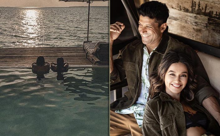 Farhan , Shibani find their happy place in Maldives