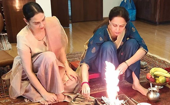 Hema Malini Conducts Havan On Esha Deol's Birthday For Positivity