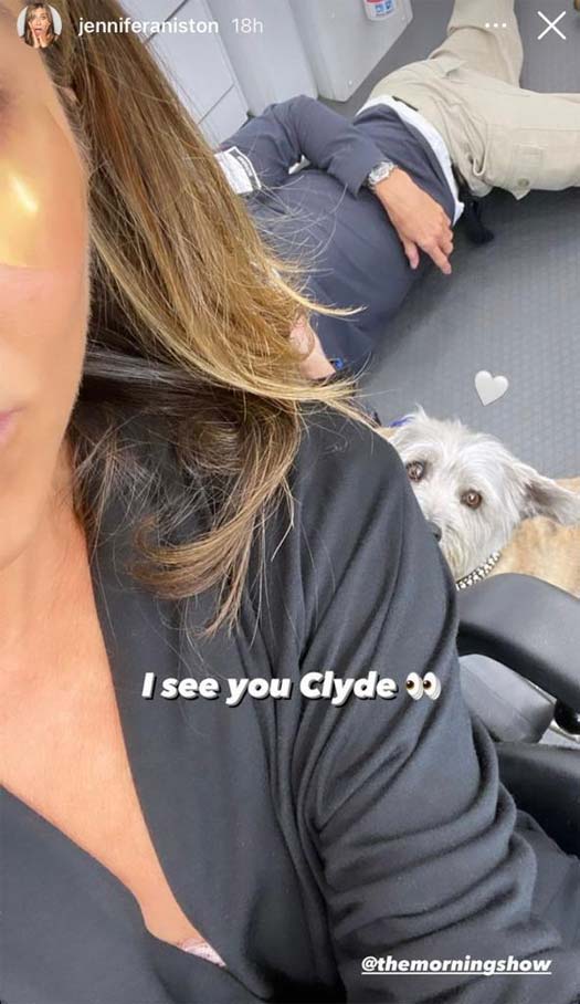 Jennifer Aniston Shares A Selfie From The Sets Of The Morning Show Season 2