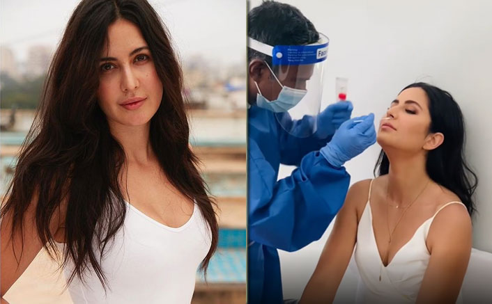Katrina Undergoes Covid Test 'With A Smile'