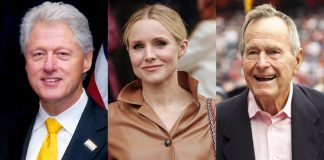 Kirsten Bell shares handwritten letter George HW Bush left for Bill Clinton