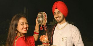 Neha Kakkar shares glimpses of first Karwa Chauth with husband Rohanpreet