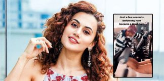 Taapsee undergoes intense hamstring exercises