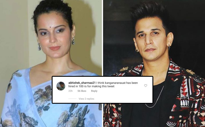 Post Himanshi Khurana, Now Prince Narula Blasts Kangana Ranaut: “Jab Apke Ghar Ki Divar Tuti…”