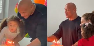 Dwayne Johnson Gives The ‘Biggest Papa Bear Birthday Smooch’ To His Daughter Jazzy On Her 5th Birthday, Watch!