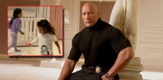 Dwayne Johnson Having Fun With His Daughters Before Bedtime