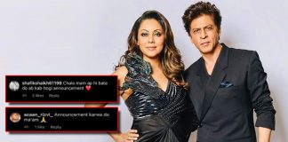 Gauri Khan Shares A Throwback Pic With Shah Rukh Khan