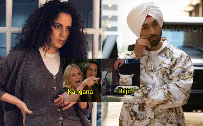 Kangana Ranaut Vs Diljit Dosanjh Gives Rise To Hilarious Memes(Pic credit: Instagram/diljitdosanjh, kanganaranaut)