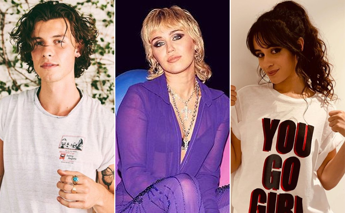 Miley Cyrus Jokes That She Wants To Be The Third Wheel Between Shawn Mendes & Camila Cabello