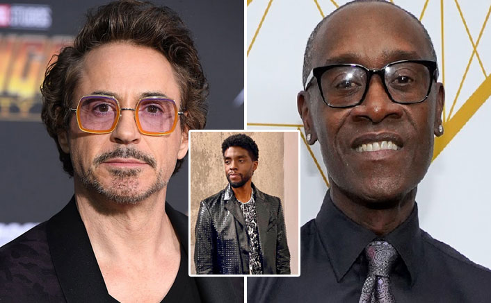 Robert Downey Jr., Don Cheadle honour Chadwick Boseman