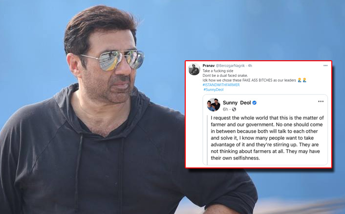 Sunny Deol Gets Trolled For His Post On Farmers' Protest
