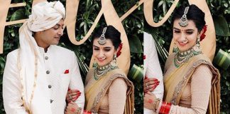 Shirin Sewani Looks Like A Royal In A Golden Saree For Her Court Marriage To Udayan Sachan – Pics Inside