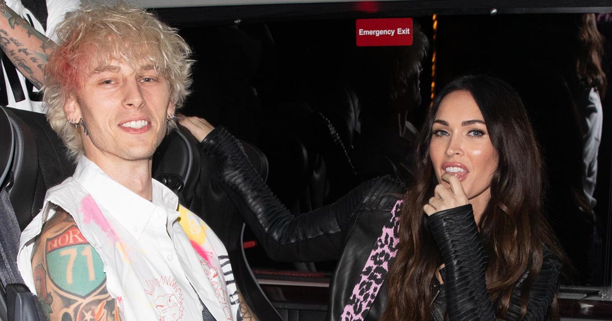 After Denying Engagement Rumours, Machine Gun Kelly Carries Megan Fox Into NBC Studio