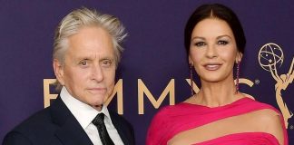 Catherine Zeta-Jones & Michael Douglas Smooch With A Backdrop Of Sunset