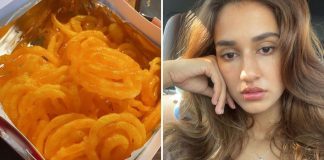 Disha Patani indulges in some jalebis