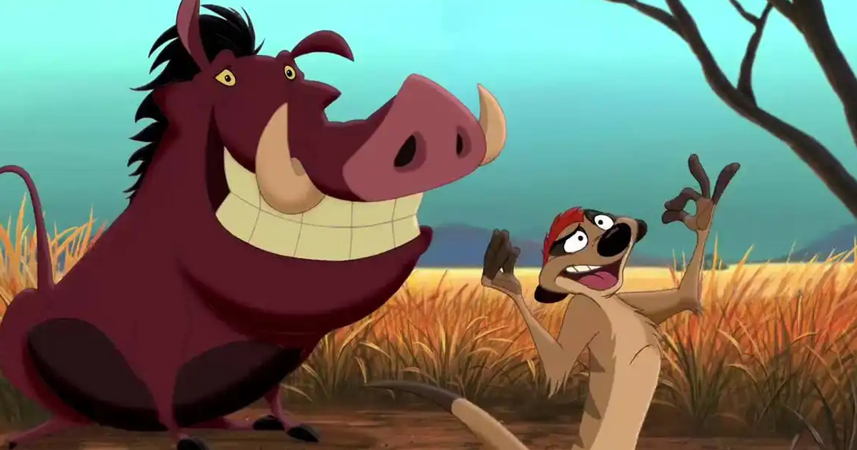  Timon & Pumbaa Accompanied Simba On His Journey In The Lion King