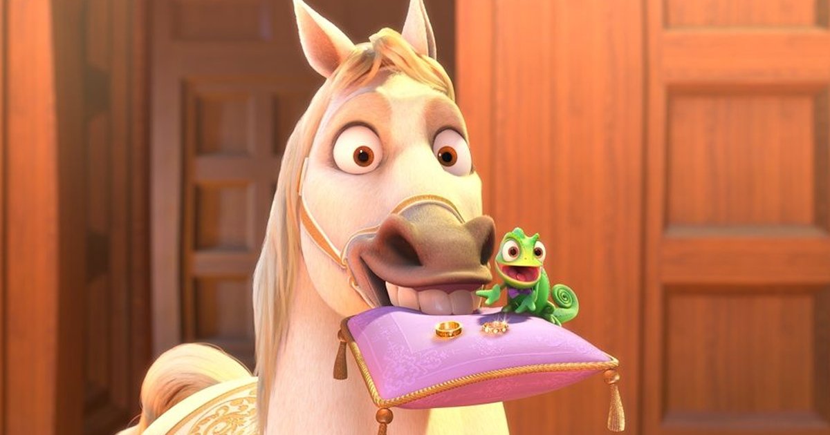 Pascal & Maximus Were The Disney Sidekicks Of Rapunzel & Flynn Ride In Tangled