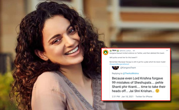 Kangana Ranaut's Twitter Account Temporarily Suspended, Read On