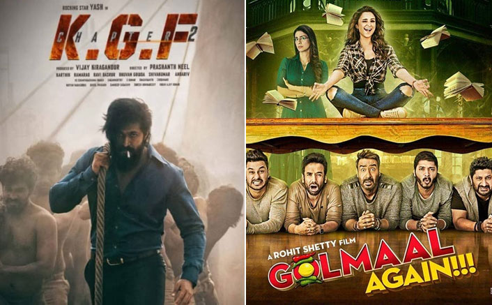 KGF Chapter 2 At The Top Is The Much Awaited Hindi Films' List