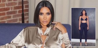 Kim Kardashian flaunts her curves in all-black ensemble