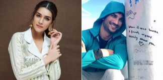 Kriti Sanon recalls SSR: This is how I'll remember you, smiling like a child