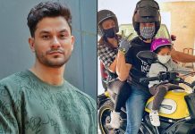 Kunal goes for bike ride with daughter Inaaya, wife Soha