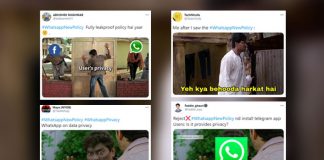 WhatsApp New Policy Scares Netizens, Hilarious Filmy & OTT Memes Go Viral On Twitter