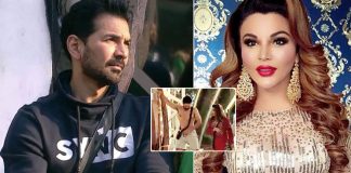 Rakhi Sawant Pulls The Strings Of Co-Contestant Abhinav Shukla’s Shorts, Watch