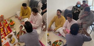 When #BernieSanders joined Adhyayan Suman's housewarming puja