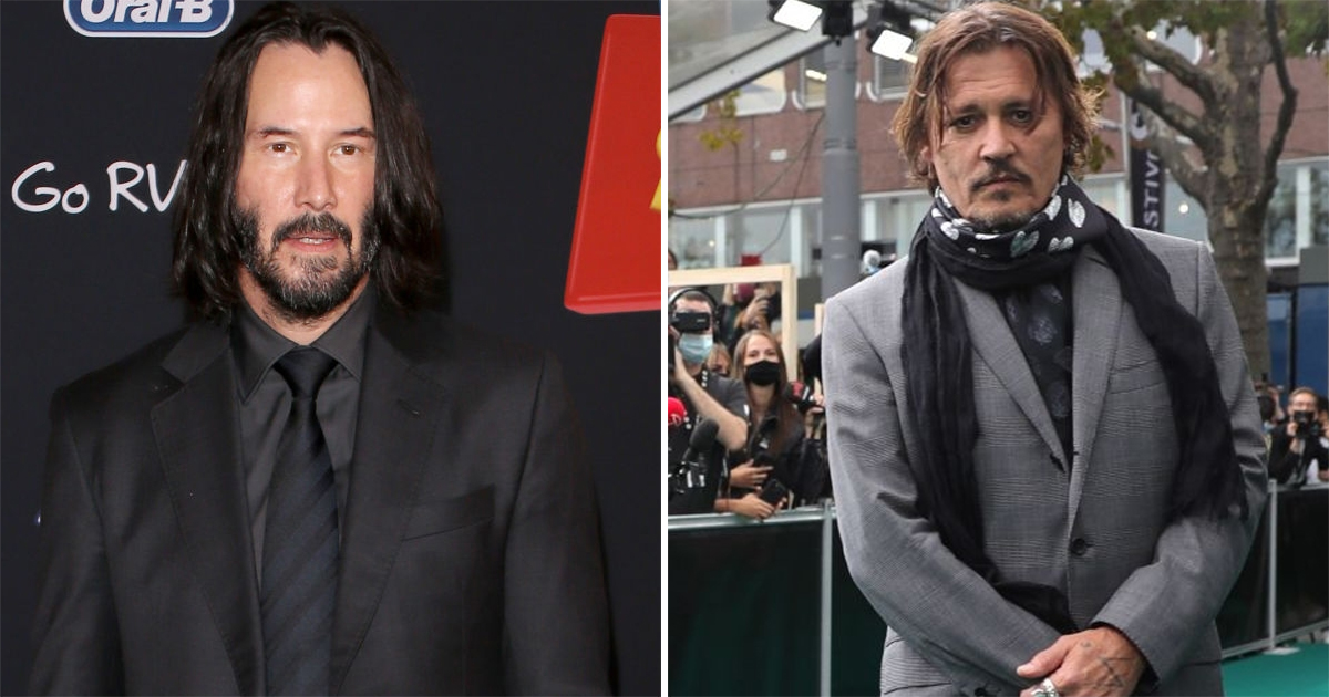 Keanu Reeves Once Said Johnny Depp Looks Better Than Him