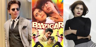When Shah Rukh Khan Pinched Kajol During A Romantic Scene In Baazigar