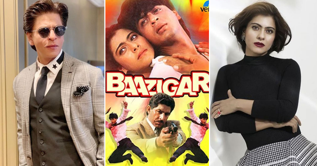 When Shah Rukh Khan Pinched Kajol During A Romantic Scene In Baazigar