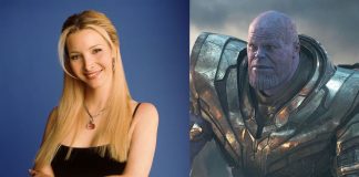 A FRIENDS Fan Club Has Posted This Hilarious Crossover Post Of Phoebe, Chandler & Thanos.