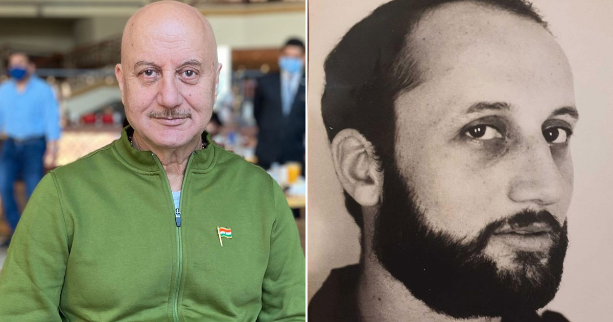 Anupam Kher Shares His Portfolio Pictures Taken In 1981