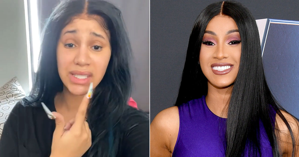 Cardi B Shares Photo of Herself Using the 'Old' FaceApp Filter