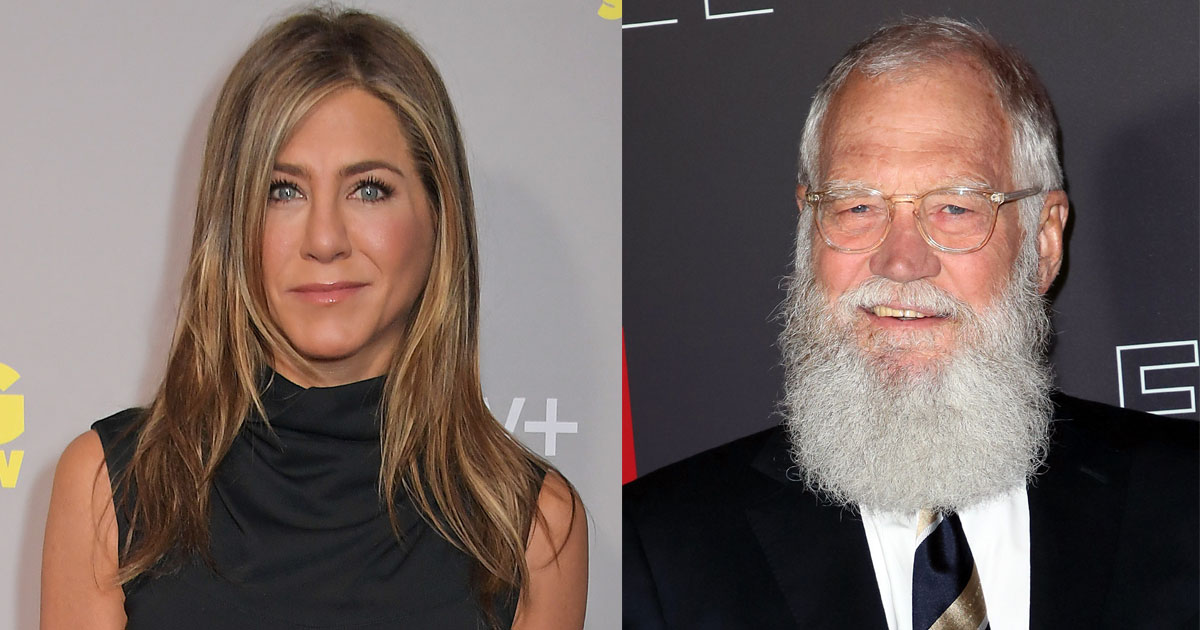David Letterman Licking Jennifer Aniston's Hair Goes Viral