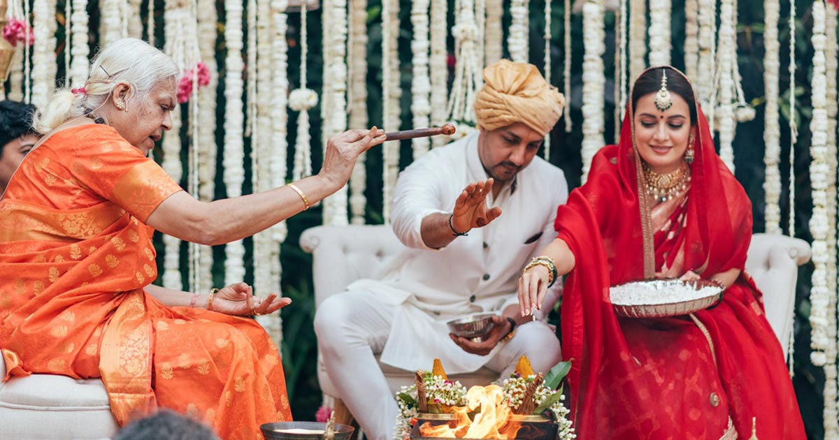 Dia Mirza's wedding ceremony used 'completely biodegradable' material
