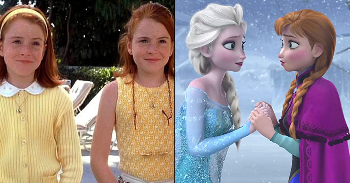 Elsa & Anna In Frozen, Lindsay Lohan’s Twin Role In The Parent Trap – 5 Time Disney Set #SiblingGoals!
