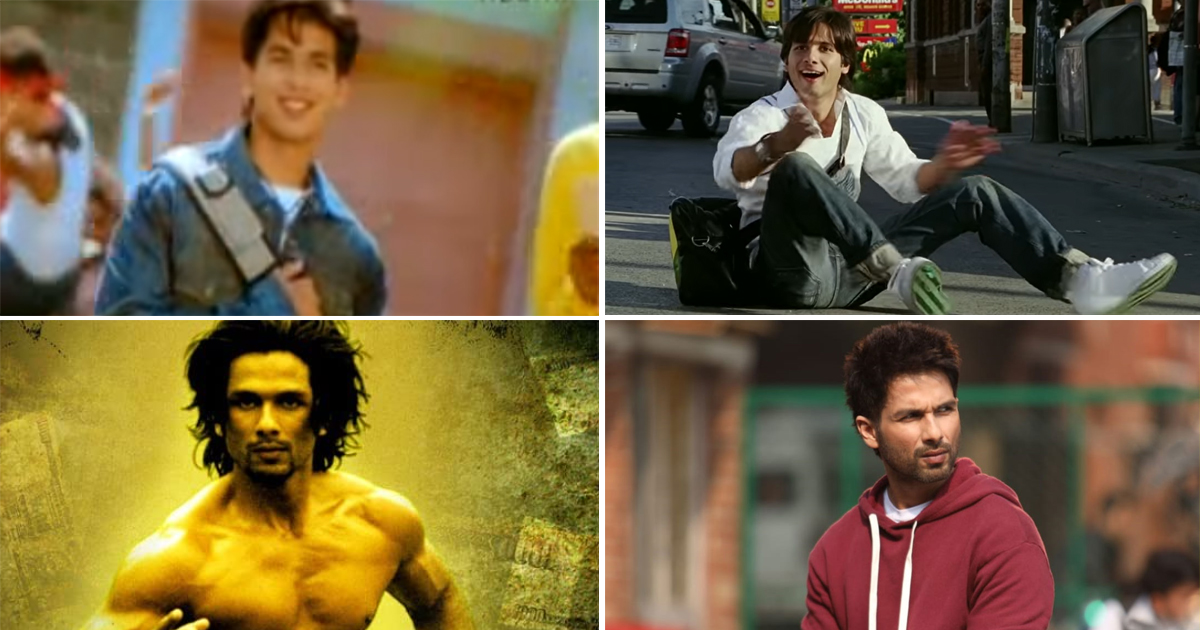 From Ishq Vishk's Chocolate Boy To Kabir Singh's Obsessed Lover Here's Looking Back At Shahid Kapoor's Transformation 