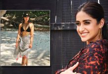 Ileana's Andaman beach stroll in black bikini