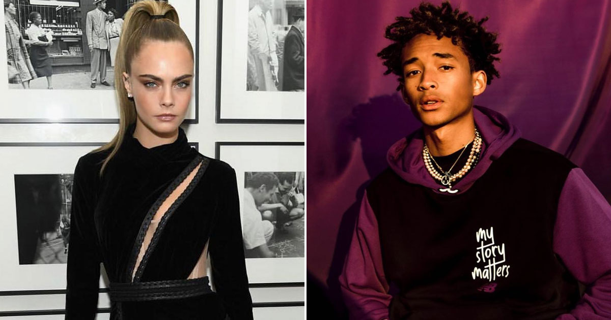 Cara Delevingne and Jaden Smith pictured kissing