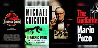 Jurassic Park (1993), The Godfather (1972) & Other Hollywood Classics That Are Based On Novels