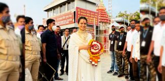 Kangana Ranaut visits Lord Jagannath temple in Puri
