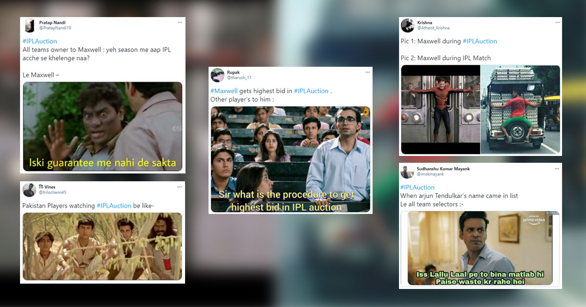 Memers Are Having A Blast On Twitter By Sharing IPL Auction Related Funny Memes