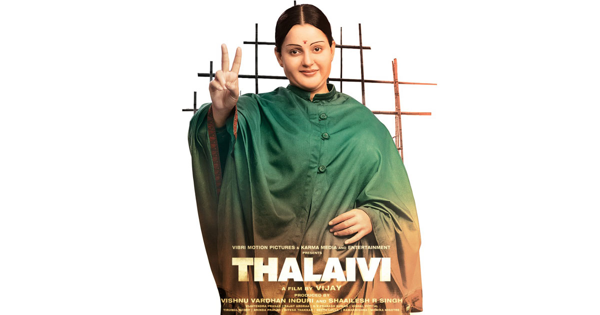 On Jayalalithaa's birth anniversary, makers announce Kangana Ranaut starrer Thalaivi to hit theatres on 23rd April 2021