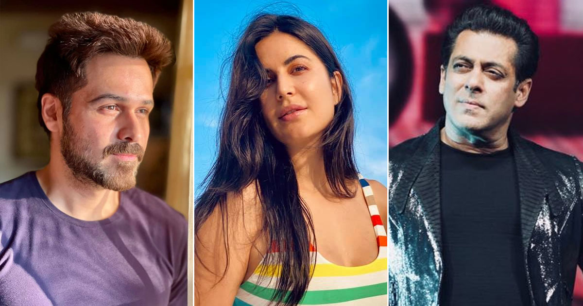 Salman Khan, Katrina Kaif & Emraan Hashmi Attend A Puja At YRF