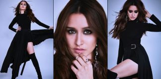 Shraddha Kapoor Raises Temperature In Black Thigh-High Slit Gown